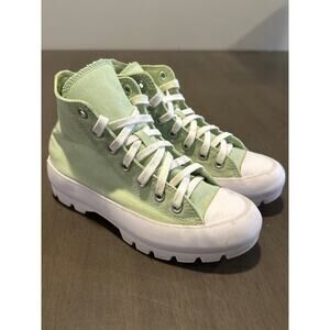 Converse Womens CT All Star Lugged Hi A07267C Green/Mint Shoes Sneakers Sz 6